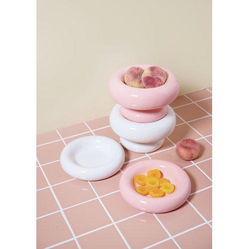 SBE Chunky skål på fot Vit