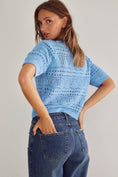 Load image into Gallery viewer, Livia Knit top Vista Blue
