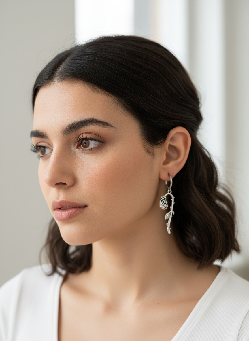 Red heart & Rose  - En av varje