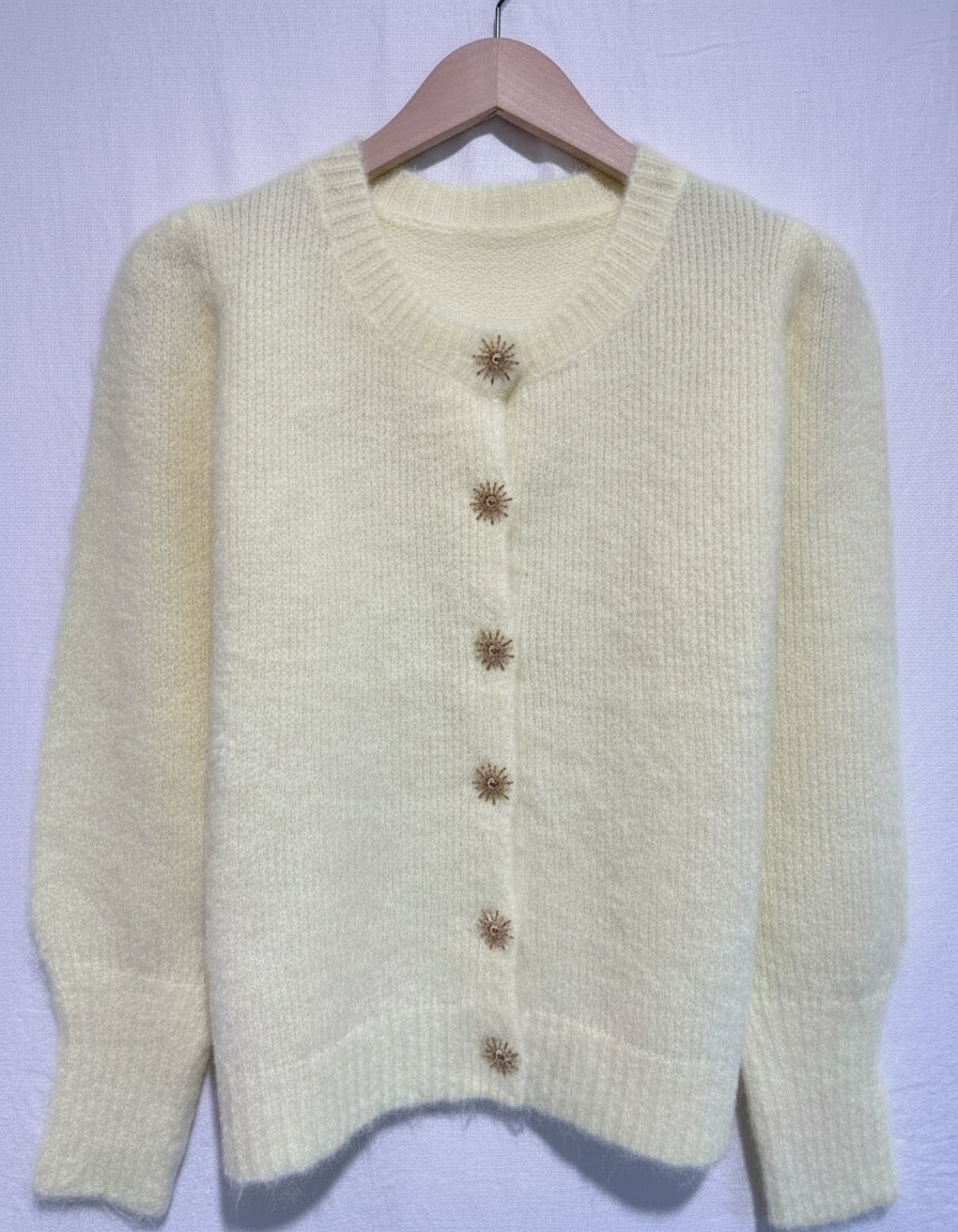 Soft pastel Yellow Knit