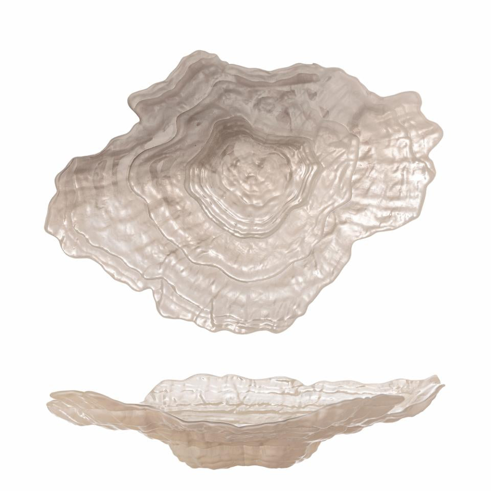 Oyster Bowl, Nature, Glass