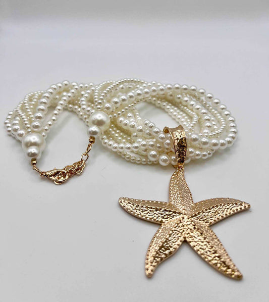 Seastar med pärlor