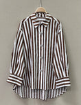 Load image into Gallery viewer, Stripe BOMULLSSKJORTA M-XL
