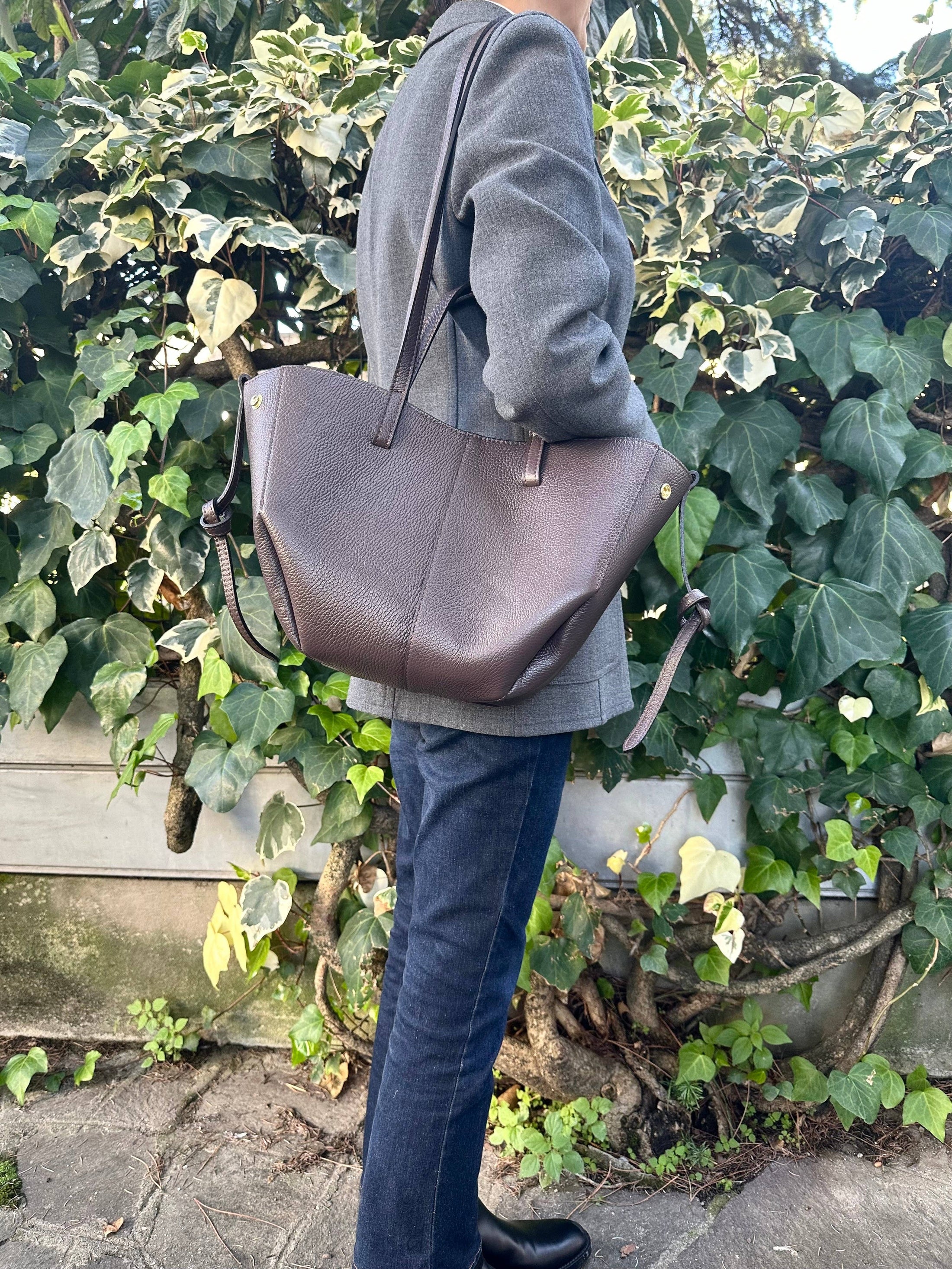 DAPHNE- Burgundy läder