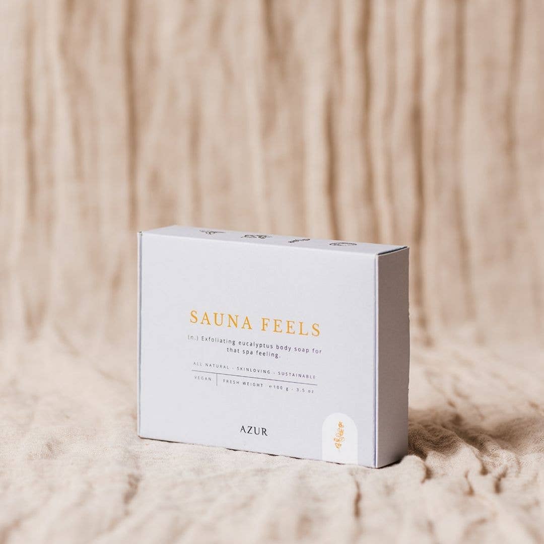 SAUNA FEELS | body scrub bar | naturlig salt tvål