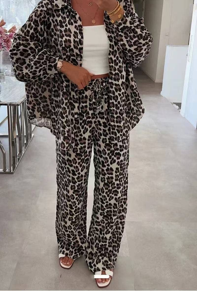 Leo bomullsbyxor - Marron