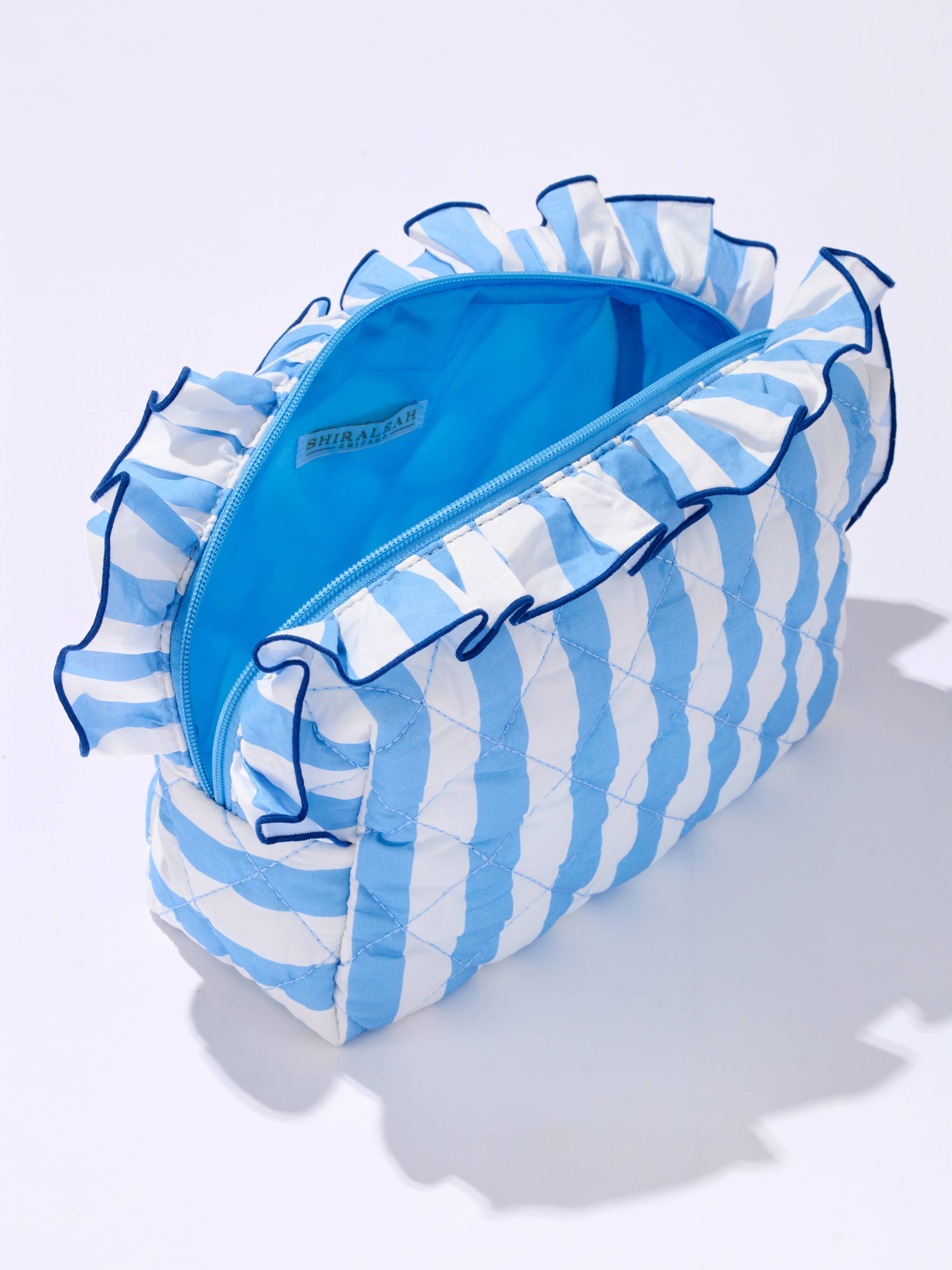 Elegant stor necessär med dragkedja: BLUE