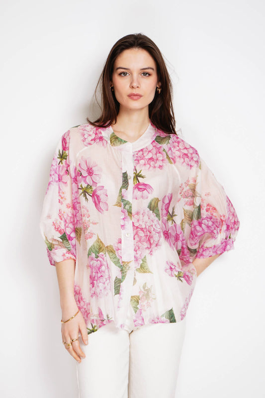 Felicia 
skjorta i tencel Dream Rose