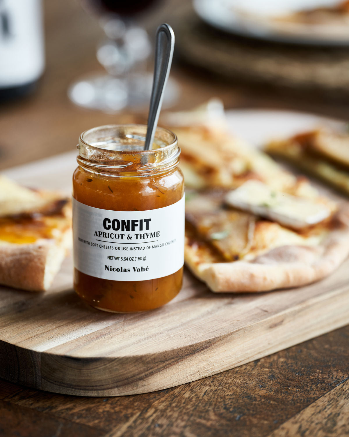 Confit, apricot & thyme