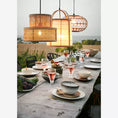 Load image into Gallery viewer, BAMBOO CEILING LAMP W/ LINEN (Hämtas)
