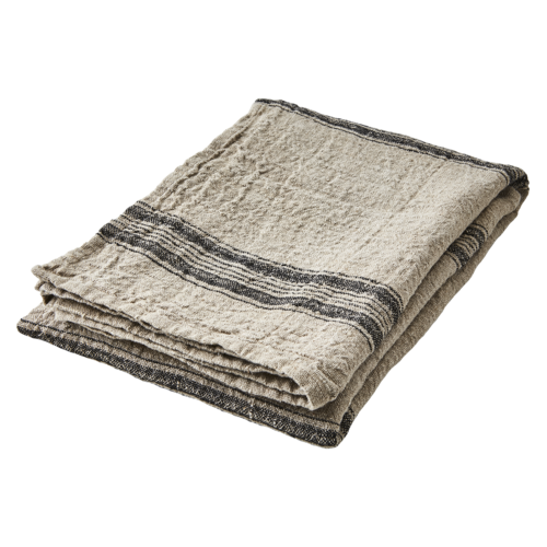 Elsa bordsduk - beige/svart