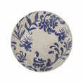 Load image into Gallery viewer, Petunia Plate, Blue, Stoneware
