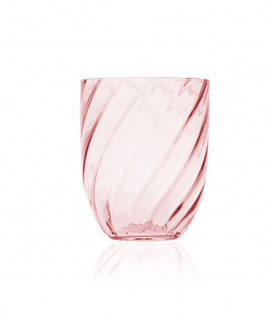 Swirl glas - rosa