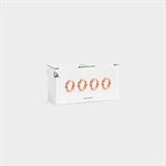 Flätad servettring - Rosa