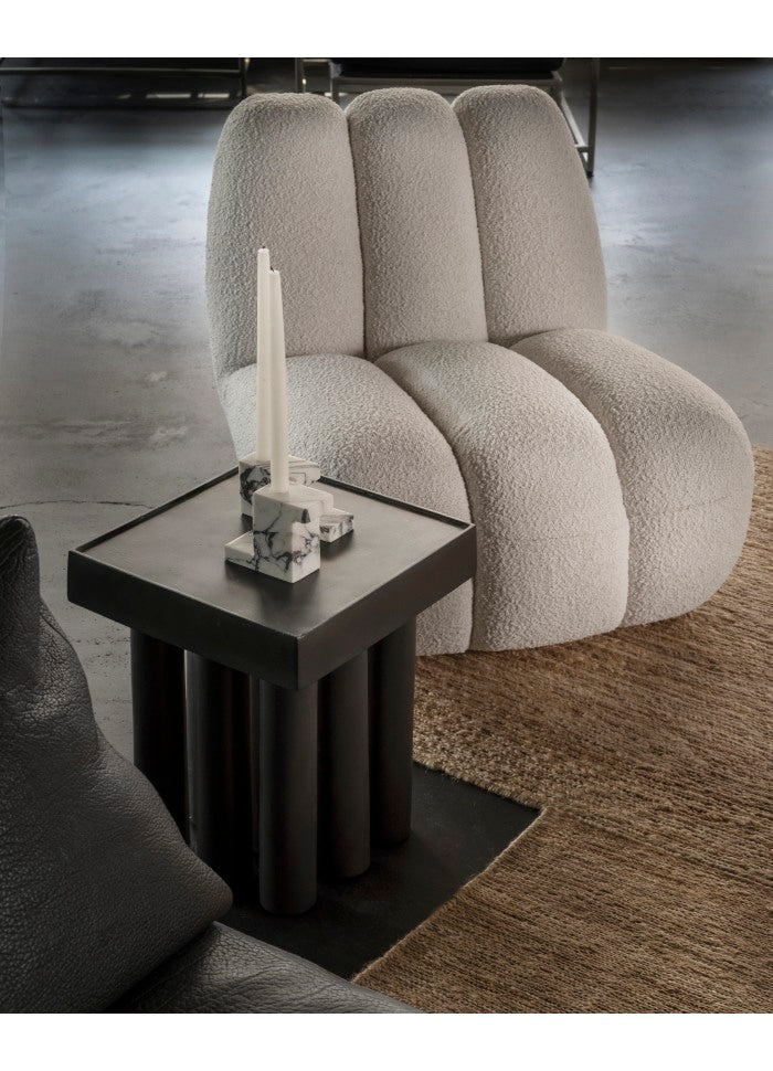 Brick Candle Holder, Tall - Calacatta