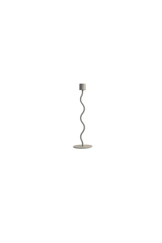 Curved Candleholder Sand 2 storlekar