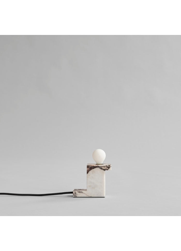 Brick Lamp, Tall - Calacatta